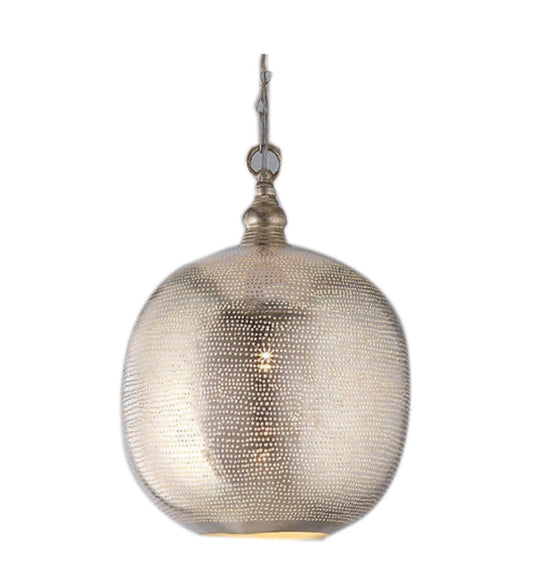 Metal Moroccan Hanging Lamp – Elegant Pendant Lighting
