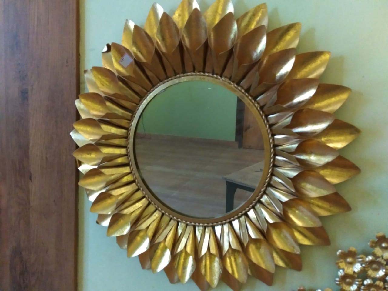 Designer Large Round Wall Mirror