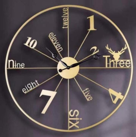 Metal Wall Décor Watch