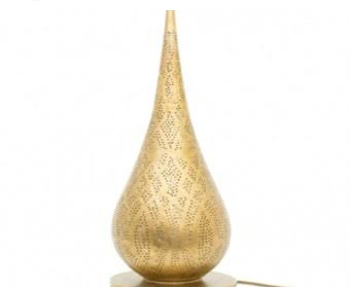 Moroccan Handmade Brass Table Lamp – Artisan-Crafted Luxury Lighting