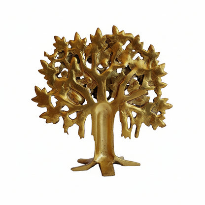 Decorative tree sculpture on a white background