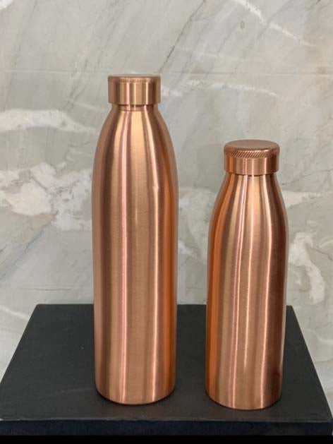 Copper Water Bottle Set of 2