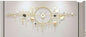 Decor Metal Abstract Clock Wall Art Iron Wall Hanging