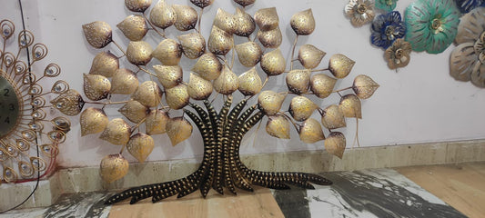 METAL LEAF WALL TREE