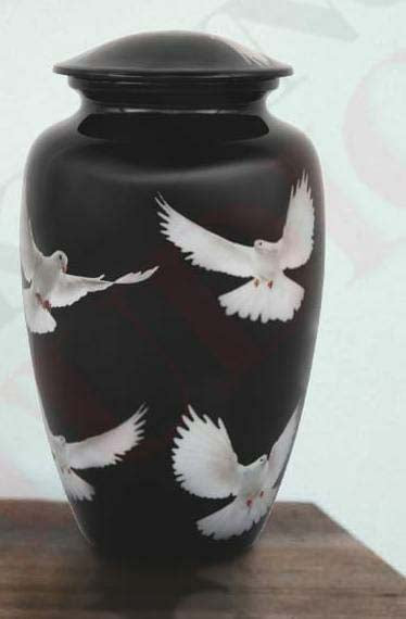 Printed Multi Colour Cremation Urn for Adult Ashes