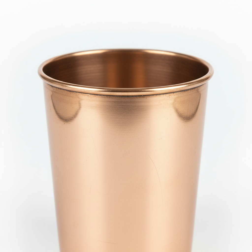 Copper Glass Set of 6 250ml Ayurvedic Drinking Tumblers