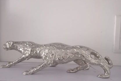 Huntingpanther Pair Silver/ Antic/ Golden Coloured
