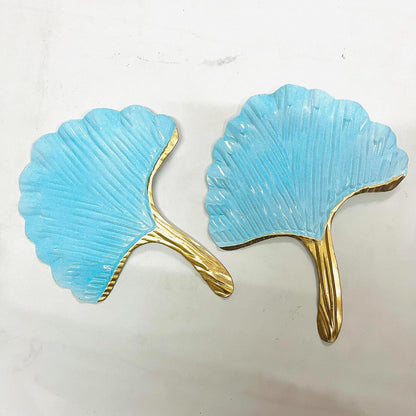 Decorative Iron Petal Wall Clock – Handcrafted Floral Metal Wall Decor - Brass Decors