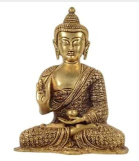 Brass Buddha Blessing