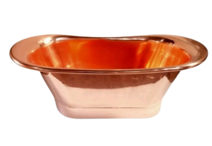 Copper Baby Tub – Polished & Lacquered, Energy Efficient