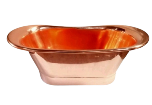 Copper Baby Tub – Polished & Lacquered, Energy Efficient