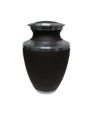 Black & White Cremation Printed Urn for Adult Ashes