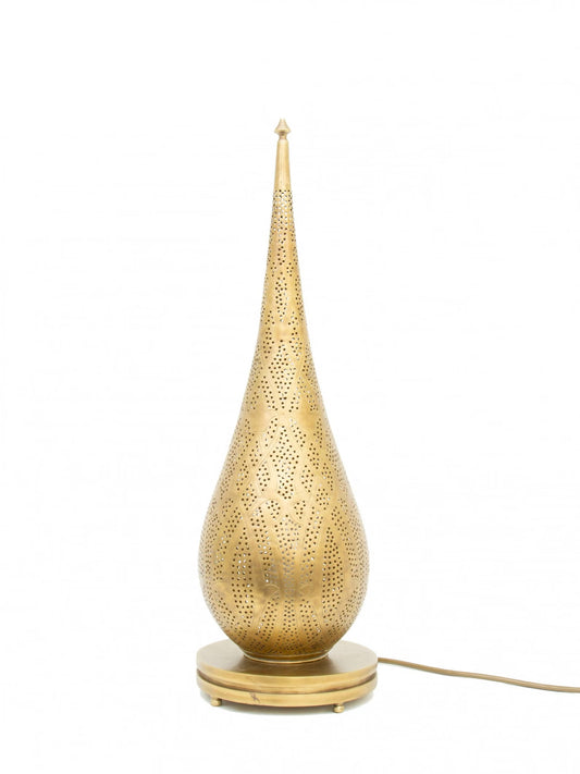 Moroccan Handmade Brass Table Lamp – Artisan-Crafted Luxury Lighting