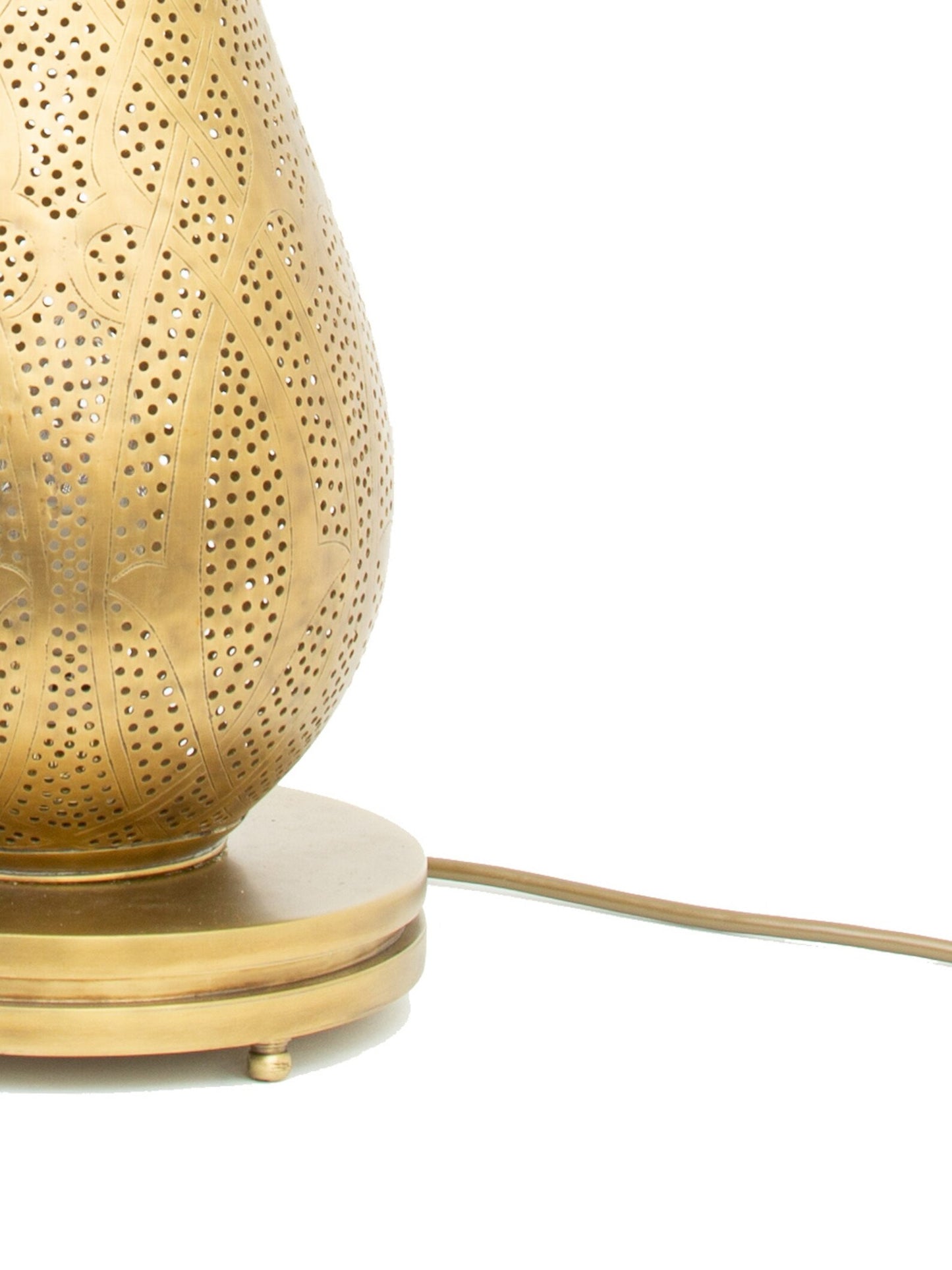 Moroccan Handmade Brass Table Lamp – Artisan-Crafted Luxury Lighting