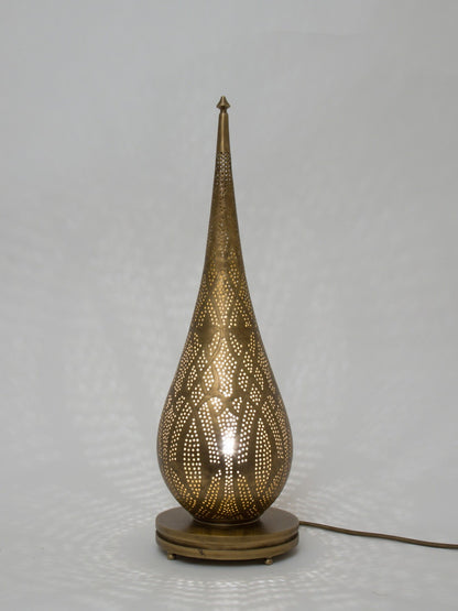 Moroccan Handmade Brass Table Lamp – Artisan-Crafted Luxury Lighting